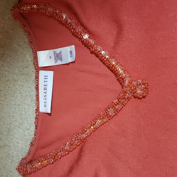 Cardigan & Beaded Shell - Picture 2 of 5